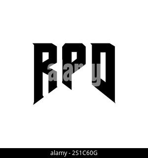 RPD letter logo design for technology company. RPD logo design black ...