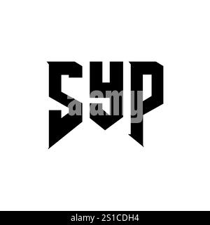 SYP letter logo design for technology company. SYP logo design black ...