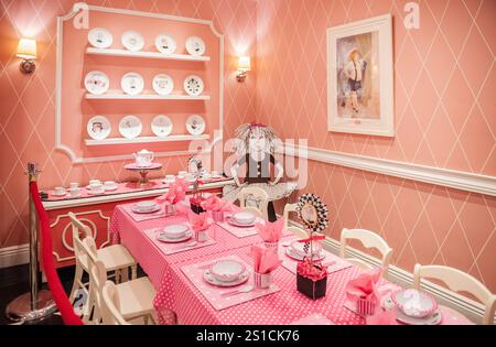 New York, NY USA - October 26, 2017:  Eloise at the Plaza attraction at The Plaza Hotel in New York City is based on the popular childrens book and fi Stock Photo