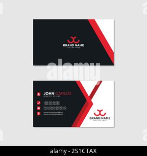 Modern Creative and Clean Business Card Template Stock Vector