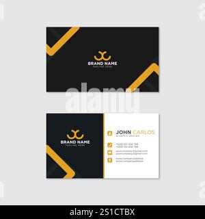 Modern Creative and Clean Business Card Template Stock Vector