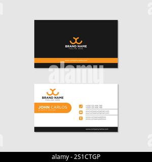 Modern Creative and Clean Business Card Template Stock Vector
