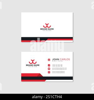 Modern Creative and Clean Business Card Template Stock Vector