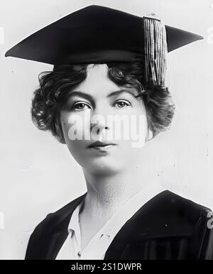 Christabel Pankhurst (1880-1958). Stock Photo