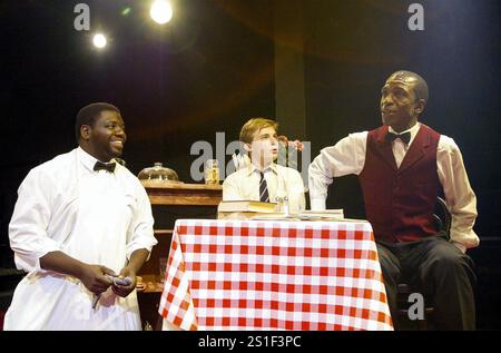 Hal Walters l-r: Jonathan Broadbent (Hally), Ewart James Walters (Sam) in MASTER ...
