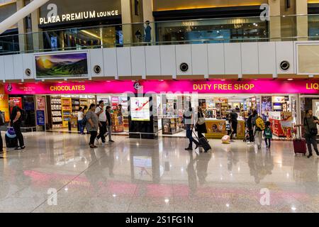 Duty free shop at the airport, Kuala Lumpur, Malaysia Stock Photo