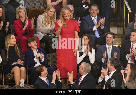 House Speaker Mike Johnson and his wife, Kelly Lary, arrives in ...