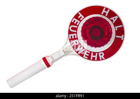 Fire trowel on a white background Stock Photo