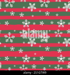 Classic Modern Stripe Pattern in Vector - This is a classic horizontal striped pattern suitable for shirt printing, textiles, jersey, jacquard Stock Vector