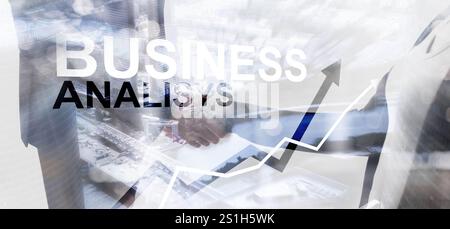 Business Analytics. Metrics and KPI to analyze performance and create insight reports for operations management Stock Photo