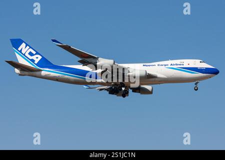 Japanese Nippon Cargo Airlines Boeing 747-400F with registration