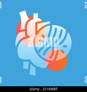 heart line black icon. Sign for web page, mobile app, button, logo. Vector isolated button. Editable stroke. Stock Vector
