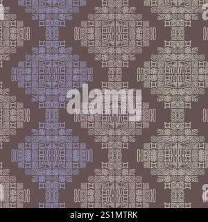 multicolored triangle pattern on striped transparent background Stock Vector