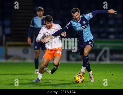 Rob Apter of Blackpool in action during the Sky Bet League 1 match ...