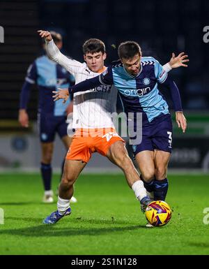 Rob Apter of Blackpool in action during the Sky Bet League 1 match ...