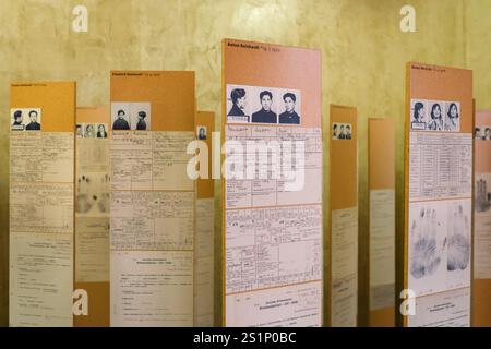 Files of persecuted Sinti and Roma in the collection of the NS Documentation Centre of the City of Cologne in the EL-DE House. Stock Photo