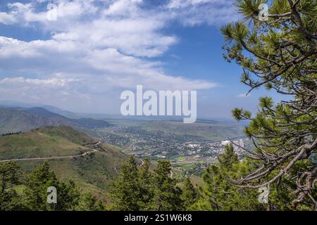 Colorado view from the Rocky Mountains. Colorado view from the Mountains Stock Photo