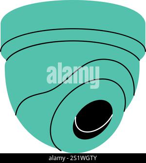 Fixed CCTV, Security Camera Icon Vector Template Illustration Design ...