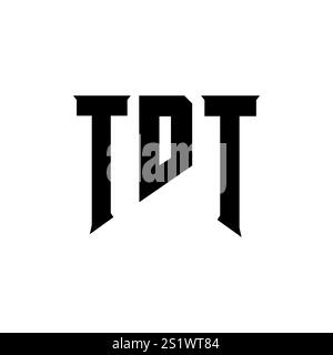 TDT letter logo design for technology company. TDT logo design black ...