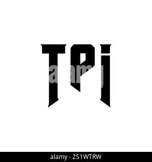 TPI letter logo design for technology company. TPI logo design black ...