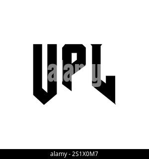 UPL letter logo design for technology company. UPL logo design black ...