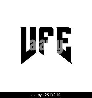 VFE letter logo design for technology company. VFE logo design black ...