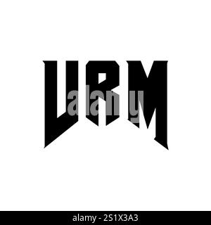 VRM letter logo design for technology company. VRM logo design black ...