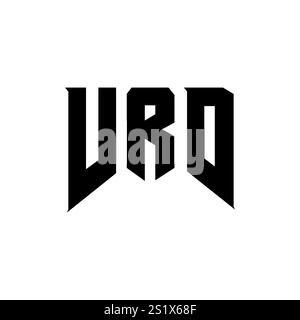 VRD letter logo design for technology company. VRD logo design black ...