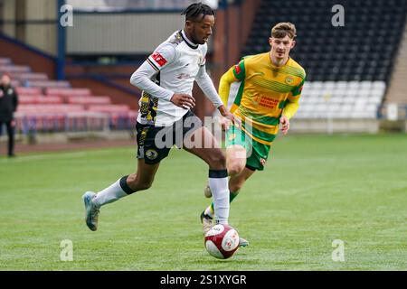 Widnes, UK. Saturday 4th January 2025, Northern Premier League Division One West, Widnes FC Vs Runcorn Linnets At DCBL Stadium, Credit James Giblin/Alamy Live News. Stock Photo