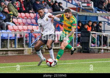 Widnes, UK. Saturday 4th January 2025, Northern Premier League Division One West, Widnes FC Vs Runcorn Linnets At DCBL Stadium, Credit James Giblin/Alamy Live News. Stock Photo