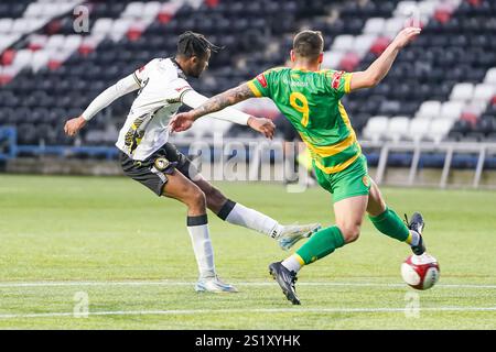 Widnes, UK. Saturday 4th January 2025, Northern Premier League Division One West, Widnes FC Vs Runcorn Linnets At DCBL Stadium, Credit James Giblin/Alamy Live News. Stock Photo