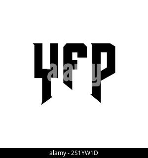 YFP letter logo design for technology company. YFP logo design black ...