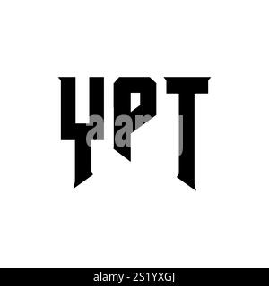 YPT letter logo design for technology company. YPT logo design black ...