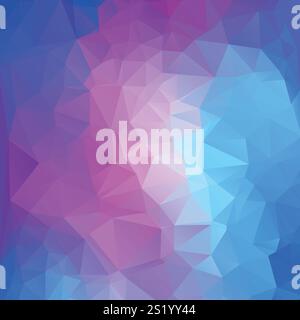 Abstract geometric background. Multi-colored triangle template Stock Vector