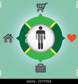 Large set of icons of social networks. Pocket icons. EPS 10 Stock Vector