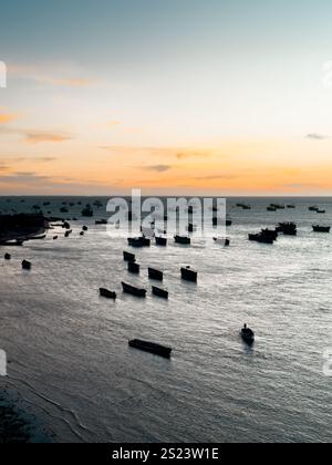 View of Pamban Bridge from the Pamban Beach, Rameswaram, Tamilnadu ...