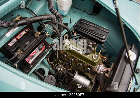 1958 Austin A35 Countryman post war/mid century British car based van Stock Photo
