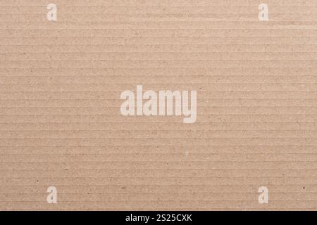 Brown corrugated cardboard sheet background high resolution Stock Photo