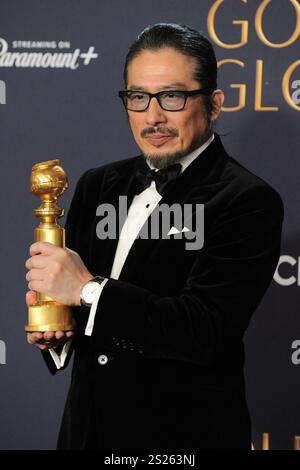 Hiroyuki Sanada In The Press Room For The 31st Annual Screen Actors Guild SAG Awards - Press