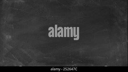 Chalk rubbed out on blackboard background Stock Photo