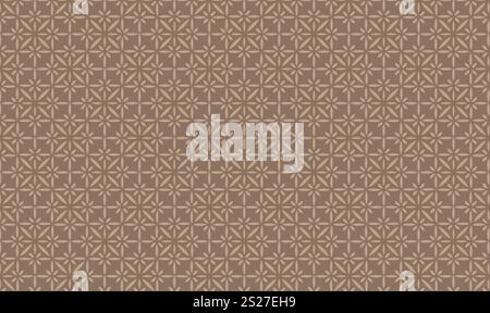 Seamless geometric pattern with hexagon grid line, modern repeats background vector. Stock Vector