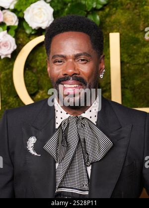 Los Angeles, USA. 05th Jan, 2025. Colman Domingo walking on the red carpet at The 82nd Annual Golden Globe Awards held at The Beverly Hilton Hotel in Beverly Hills, CA on January 5, 2025. (Photo by Sthanlee Mirador/Sipa USA) Credit: Sipa USA/Alamy Live News Stock Photo