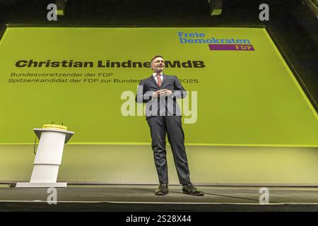 Traditional Epiphany 2025 meeting of the FDP party. The party event is also the start of the election campaign for the 2025 federal elections. Christi Stock Photo