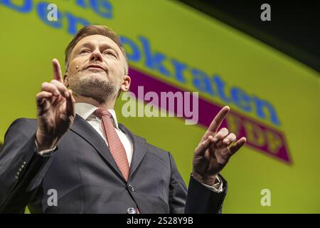 Traditional Epiphany 2025 meeting of the FDP party. The party event is also the start of the election campaign for the 2025 federal elections. Christi Stock Photo