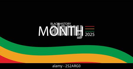 Celebrating Black History Month 2025 Stock Vector