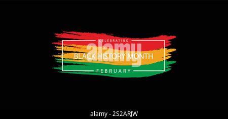 Celebrating Black History Month 2025 Stock Vector