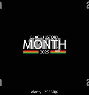 Celebrating Black History Month 2025 Stock Vector