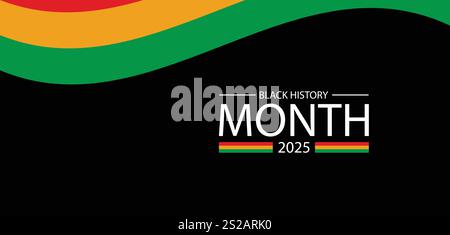 Celebrating Black History Month 2025 Stock Vector