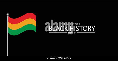 Celebrating Black History Month 2025 Stock Vector