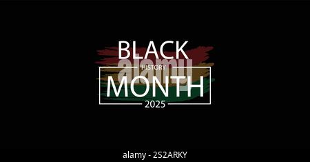 Celebrating Black History Month 2025 Stock Vector
